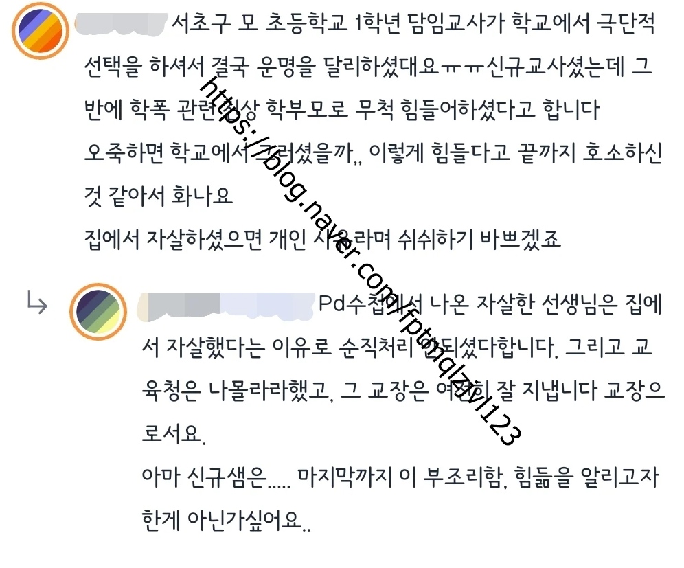 서초구 서이초등학교 신임 교사 자살 사건