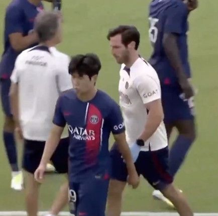 이강인 부상 아웃