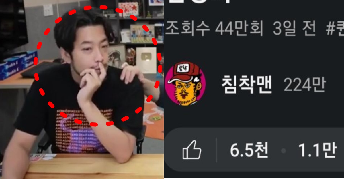 주호민 특수교사 고소 논란 후 침착맨 방송 은퇴 시사