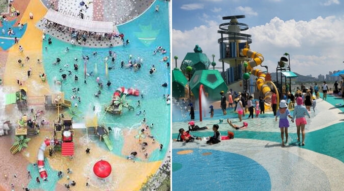 아파트 단지 수영장