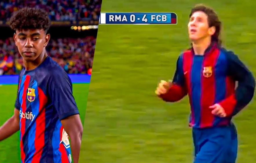 라민 야말 리오넬 메시