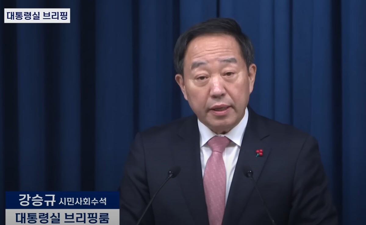 강승규 시민사회 수석