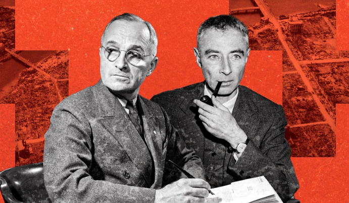 트루먼 대통령과 오펜하이머