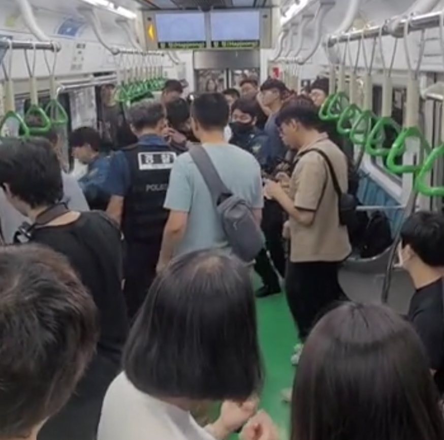 지하철 2호선 칼부림 흉기 난동 현장 영상