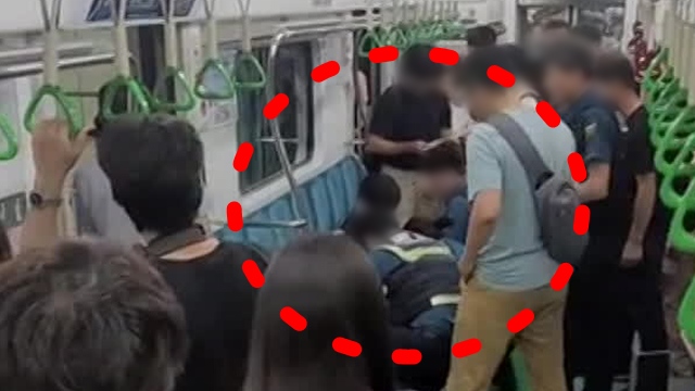 2호선 칼부림 경찰 현장서 용의자 체포