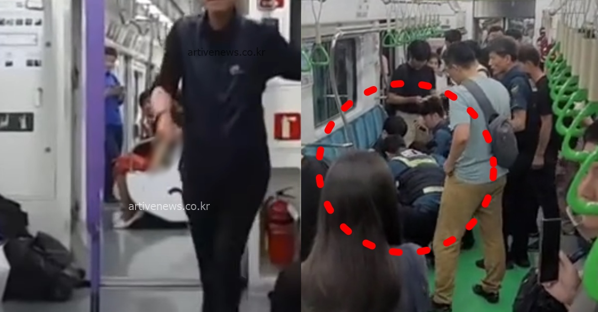 지하철 2호선 홍대입구역 합정역 칼부림 흉기 난동 발생 범인 체포