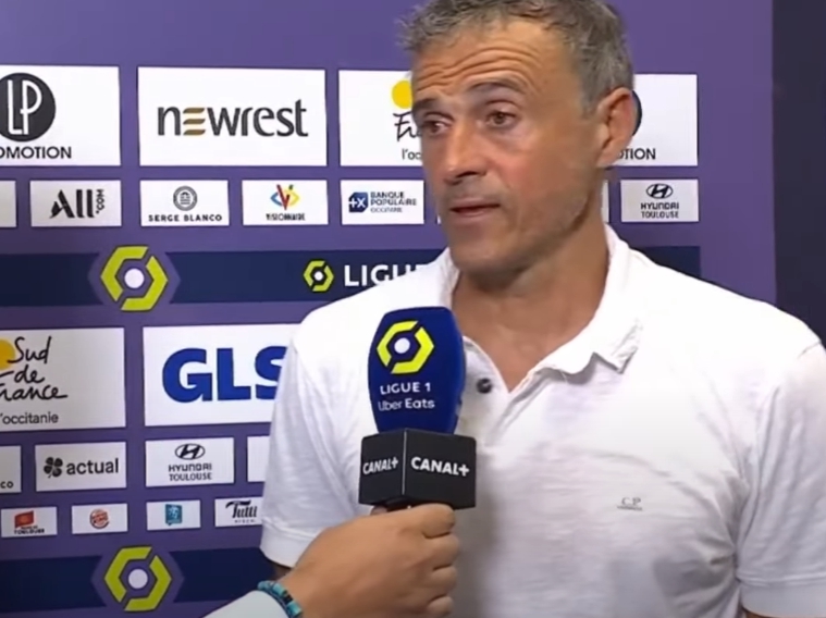 루이스 엔리케 PSG 감독 인터뷰
