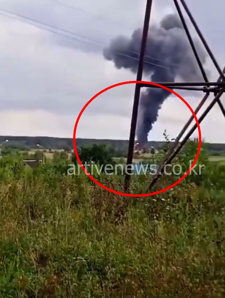 프리고진 비행기 격추 장면