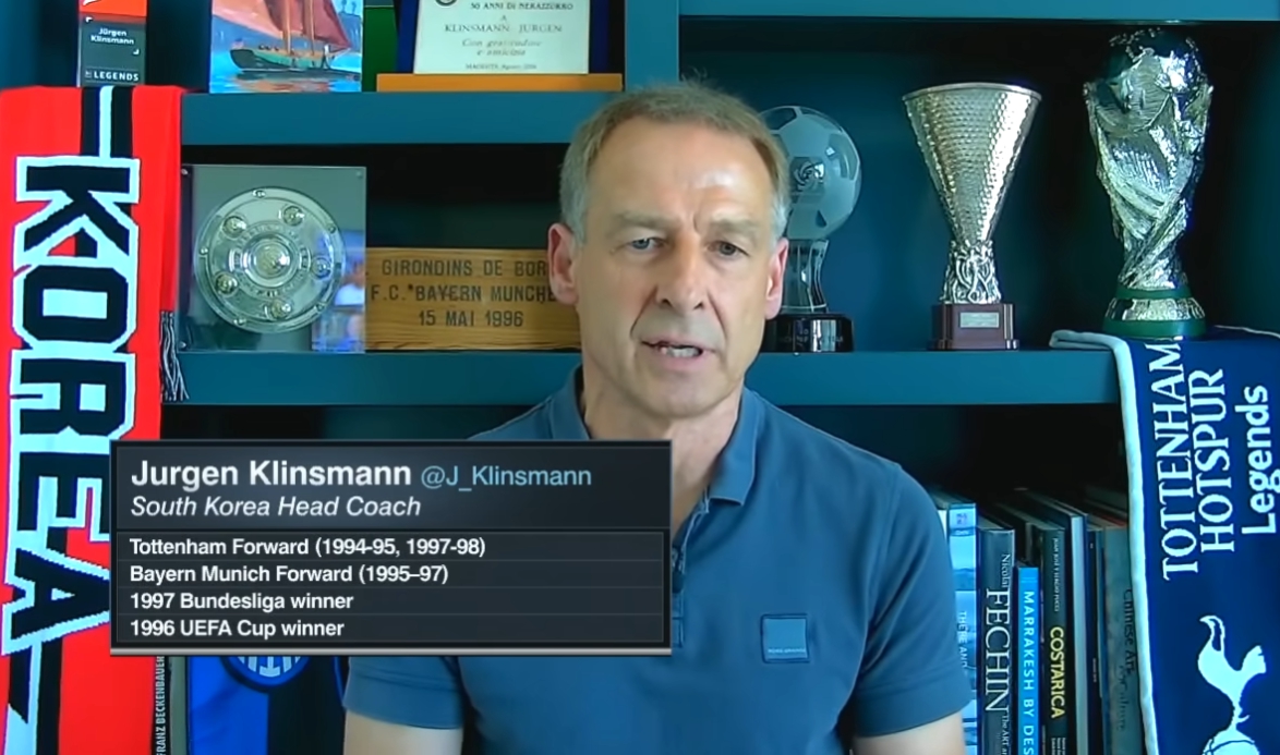 한국 K리그 시즌 중에도 미국 집에 있는 클린스만