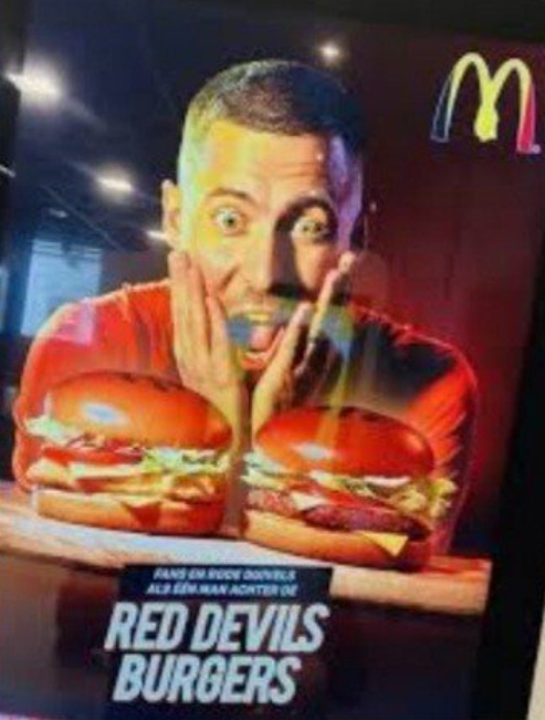 아자르 햄버거 광고