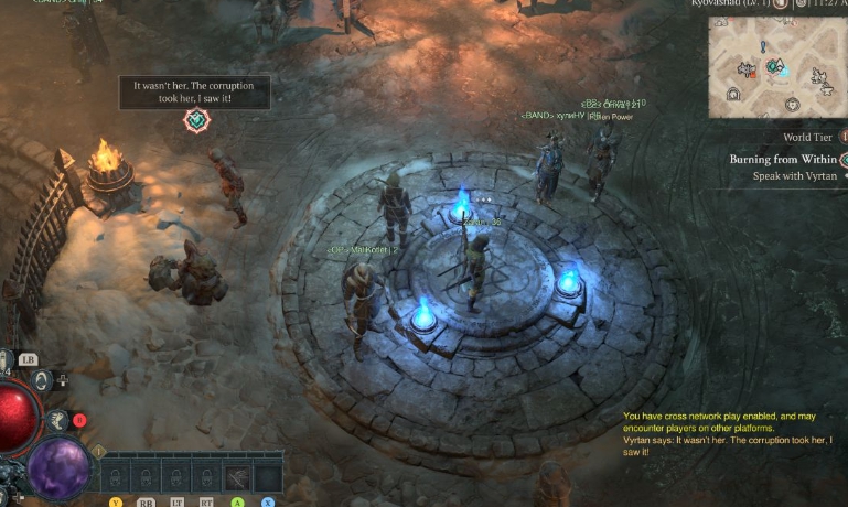 디아4 인게임 화면