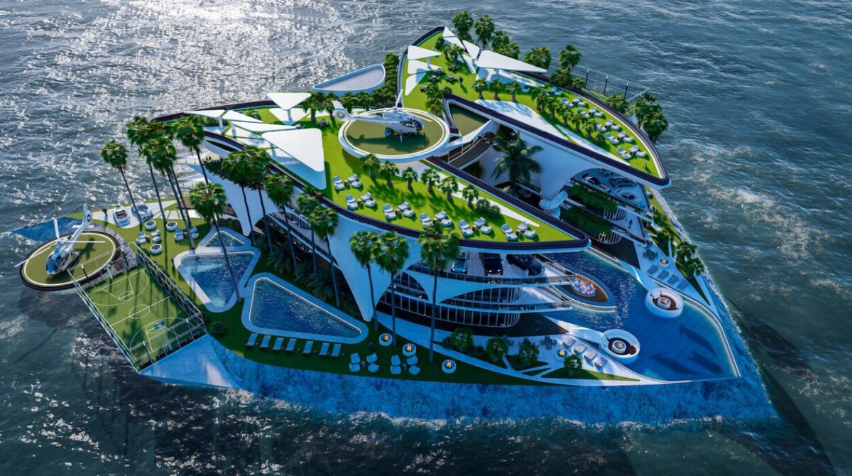 메시 맨션 인 마이애미 콘셉트 사진