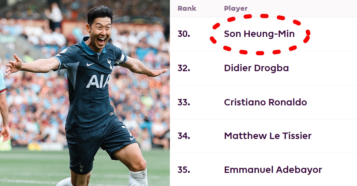번리 토트넘 손흥민 골 해트트릭 MOM 평점 10점