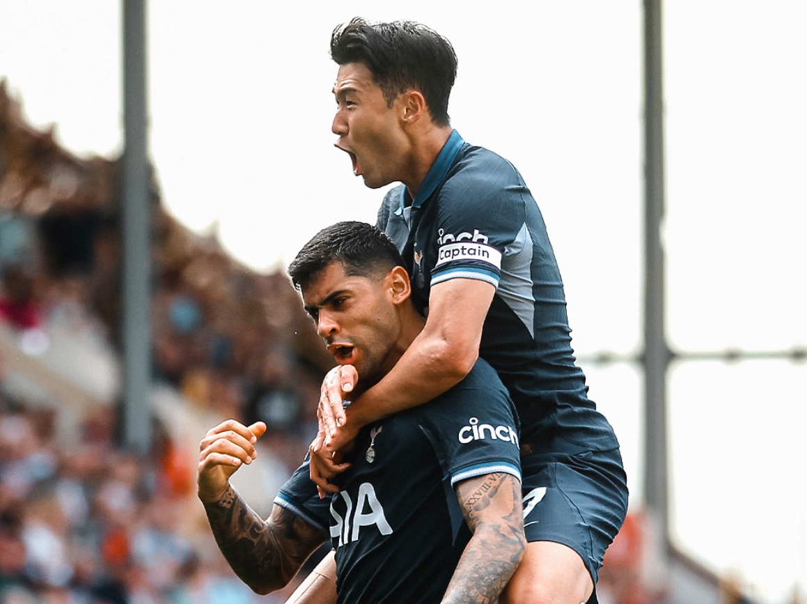 크리스티안 로메로 골 손흥민 세레모니