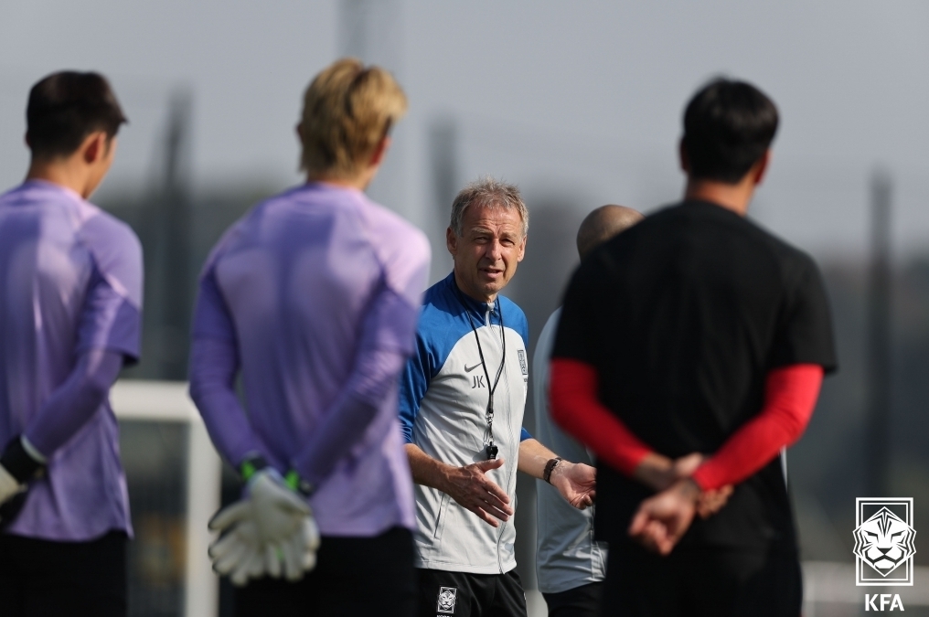 한국 사우디전 훈련 클린스만 감독