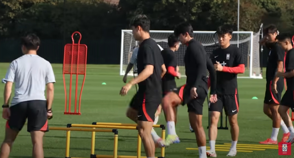 한국 사우디 평가전 앞둔 대표팀 훈련