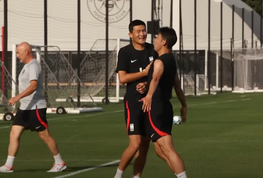 한국 사우디 평가전 손흥민 김민재