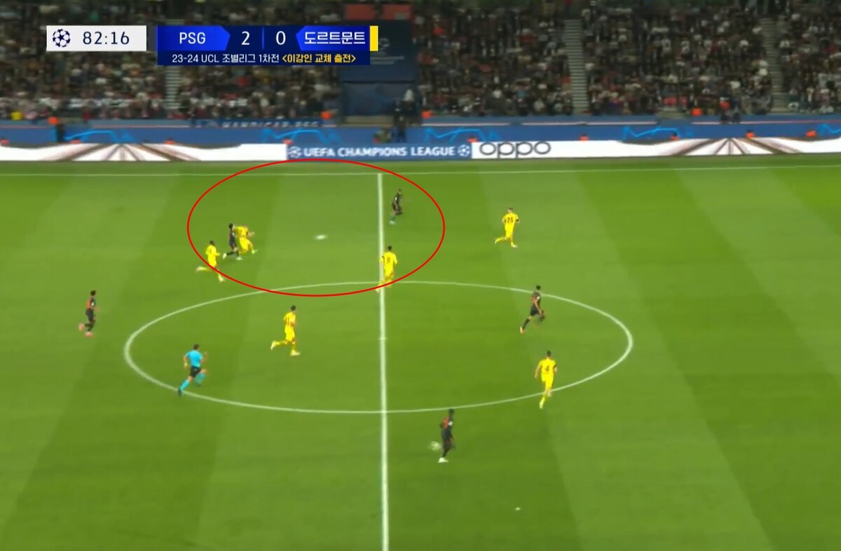 이강인 PSG 전술 포지션 왼쪽 메짤라