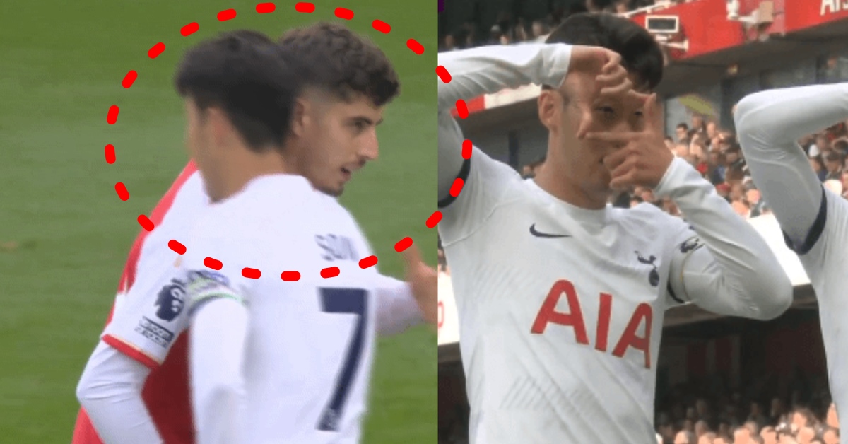 아스날 토트넘 북런던더비 손흥민 2골 상대 선수에게 대우받은 위상 수준