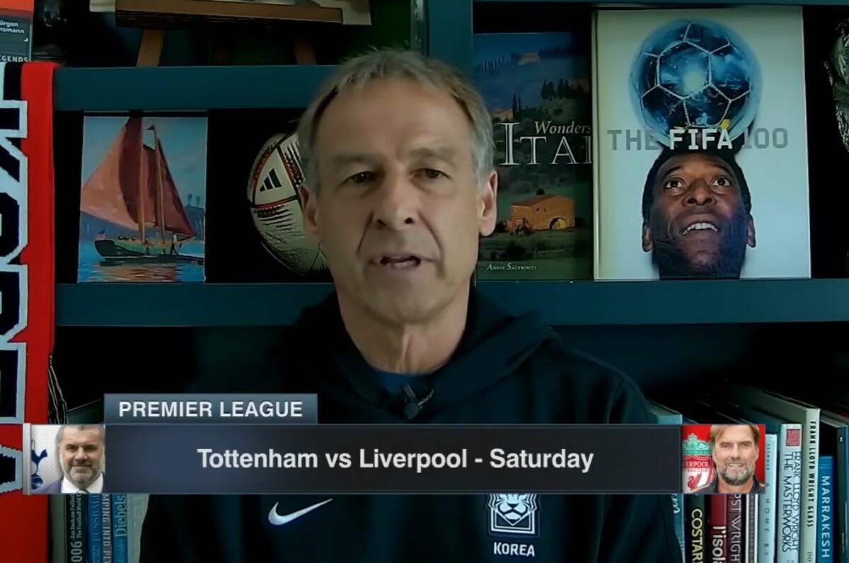 위르겐 클린스만 감독 토트넘 리버풀