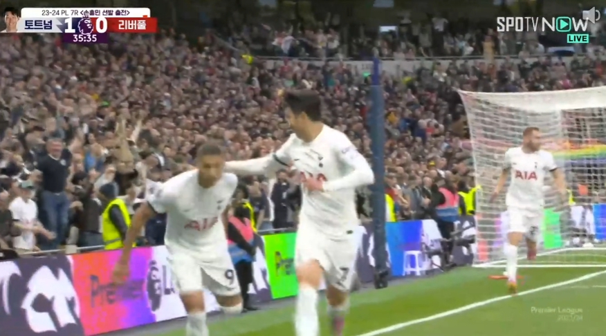 손흥민 리버풀전 골