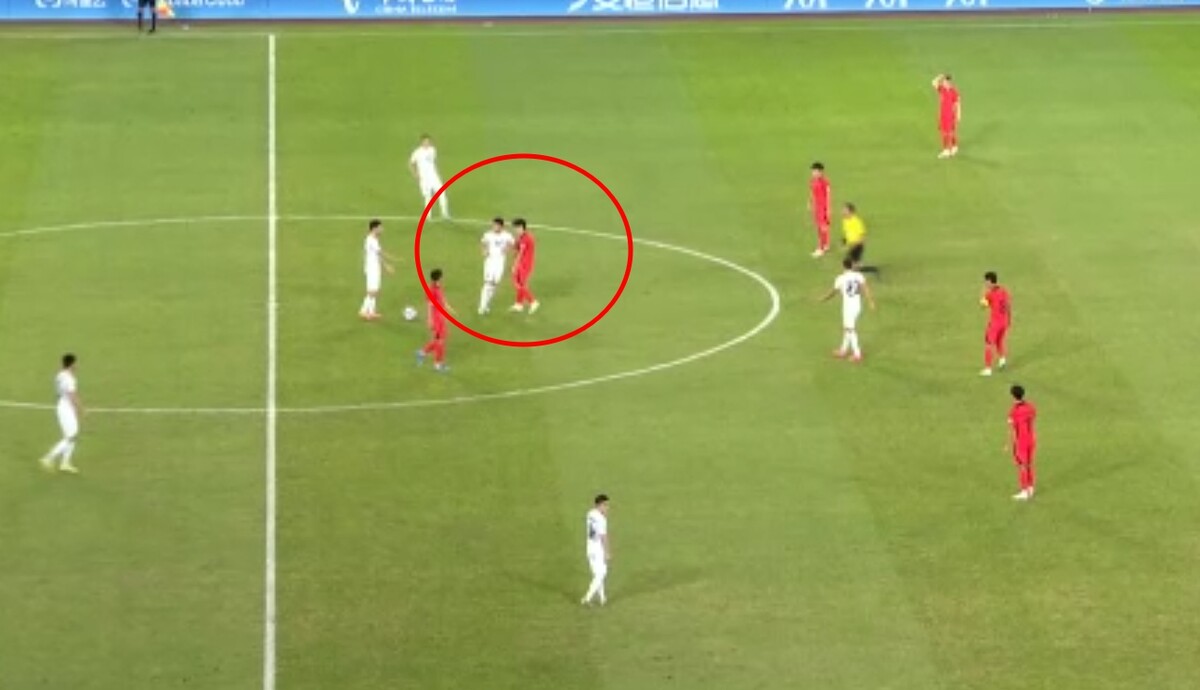 한국 우즈베키스탄 아시안게임 축구 비매너 반칙