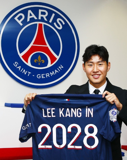 이강인 PSG 이적 사진