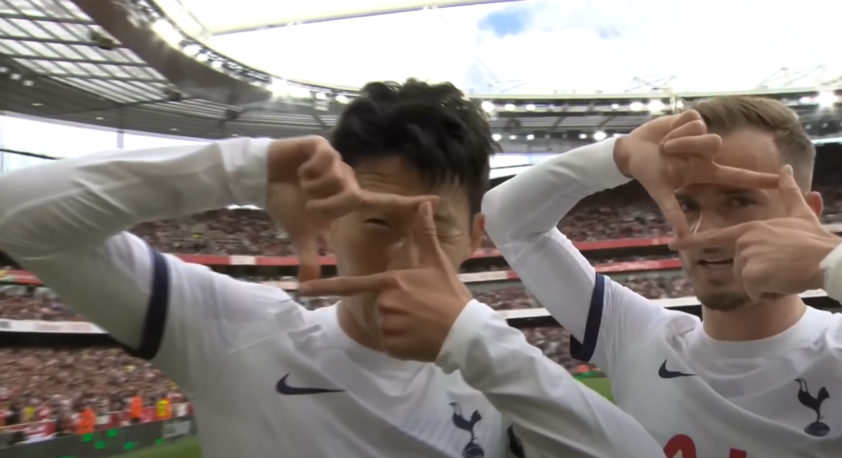 손흥민 득점 경쟁 아스날전 골 장면