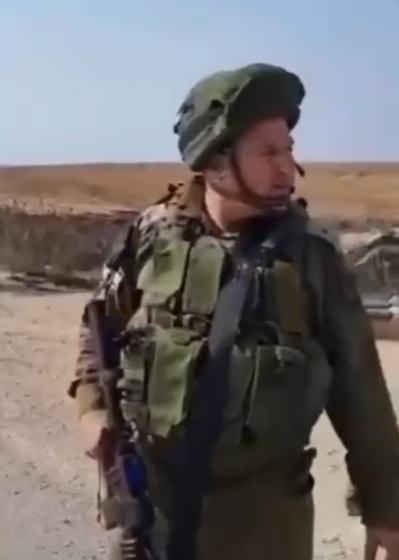 팔레스타인 하마스 병력 전투 승리한 이스라엘 군인