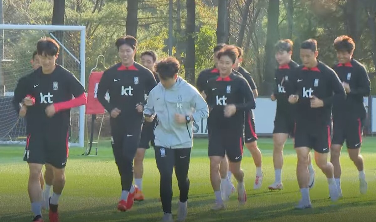 한국 튀니지 경기 대비 훈련