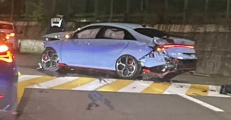 쏘카 아반떼N 사고