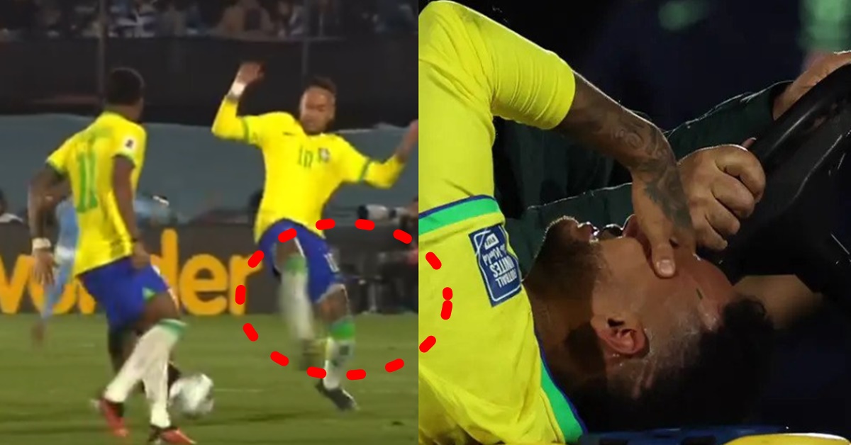 브라질 우루과이 월드컵 예선 네이마르 전방 십자인대 반월판 무릎 부상