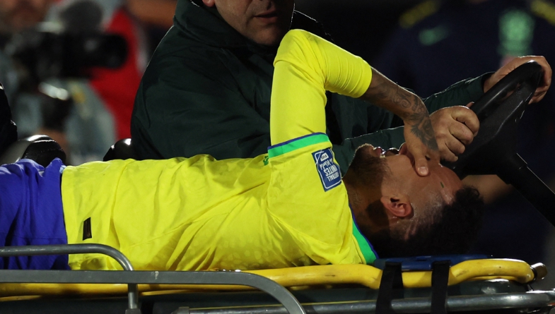 네이마르 무릎 전방 십자인대 반월판 부상 시즌아웃