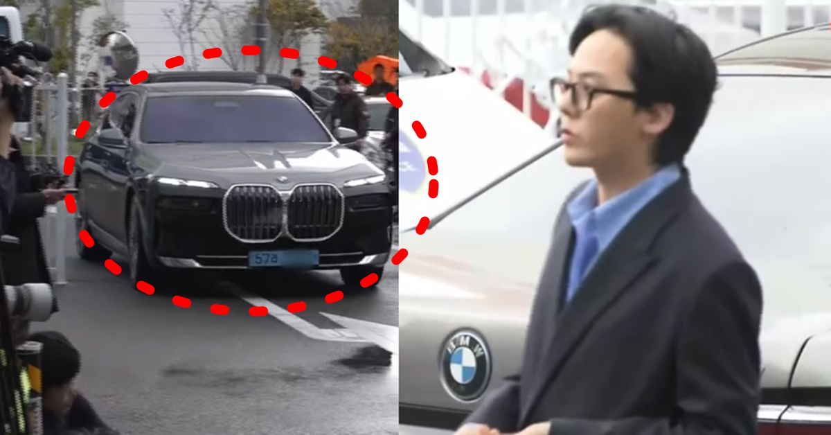 지드래곤 마약 조사 자진출석 차 BMW I7