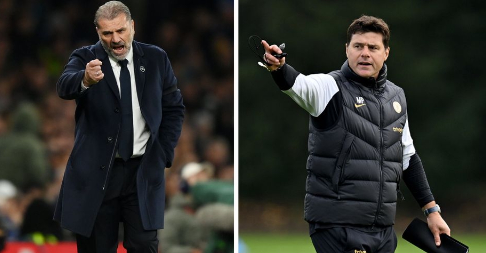 토트넘 포스테코글루 감독과 첼시 포체티노 감독
