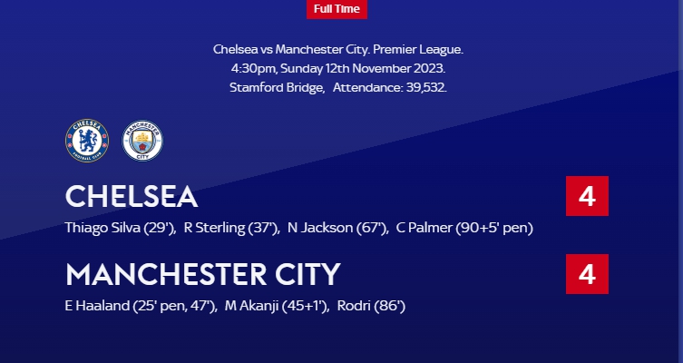 첼시 토트넘 스카이스포츠 평점 및 콜 파머 MOM