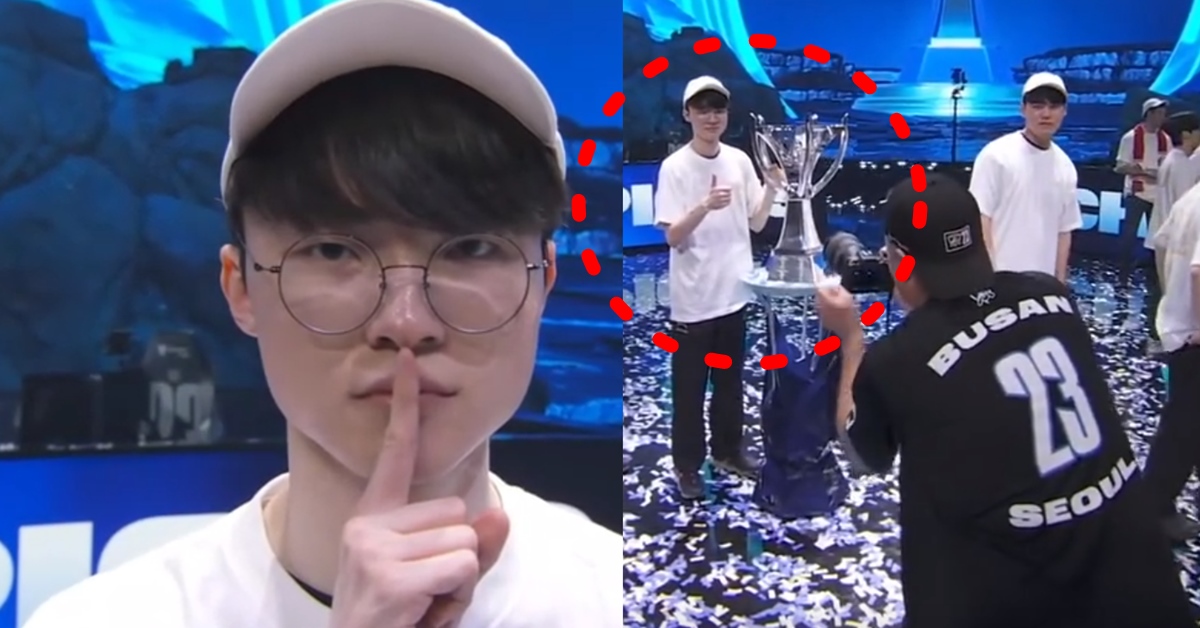 리그 오브 레전드 롤드컵 T1 페이커 이상혁 4회 우승