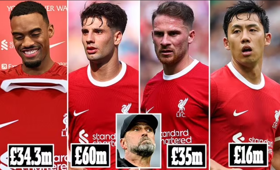 리버풀 미드필더 신입생 흐라벤베르흐, 소보슬라이, 맥 알리스터, 엔도