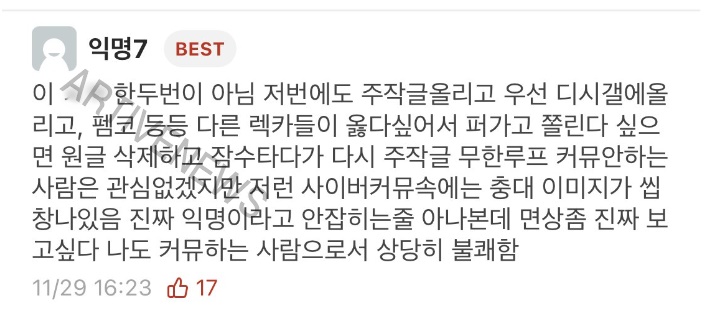 충남대 동아리 커플 논란 주작