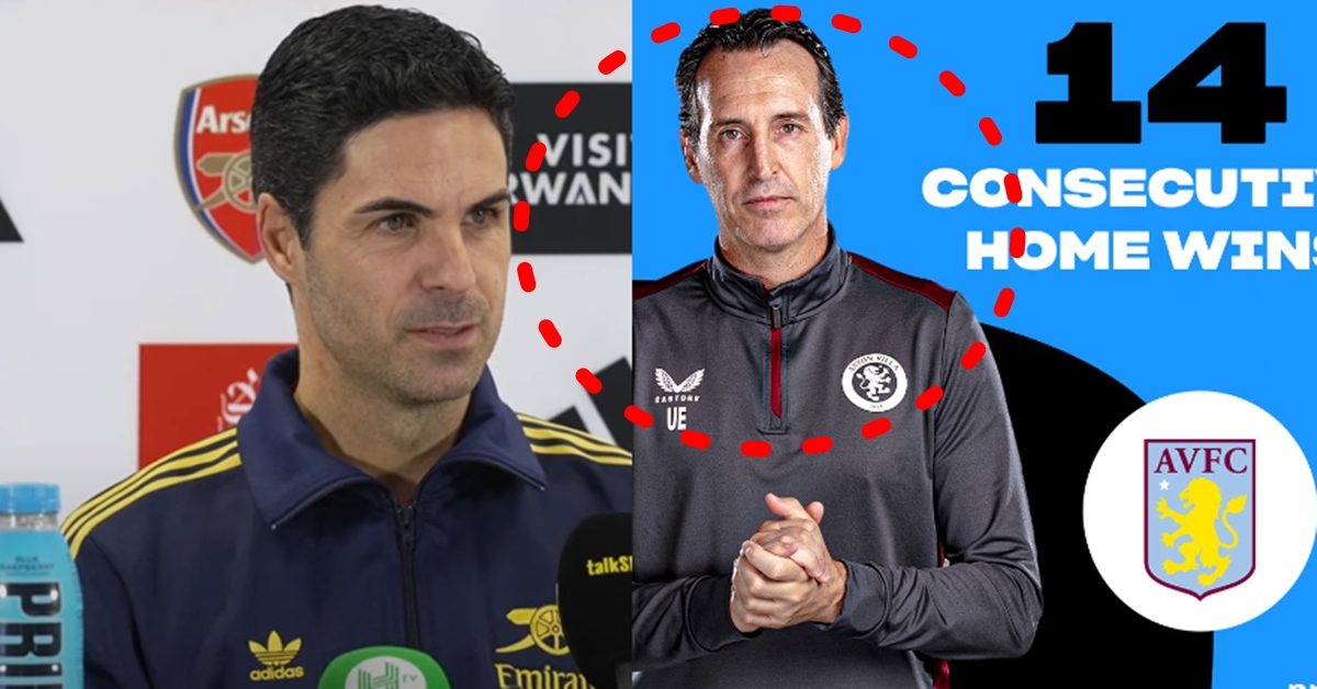 PL 16라운드 아스톤 빌라 아스날 경기 비하인드 스토리