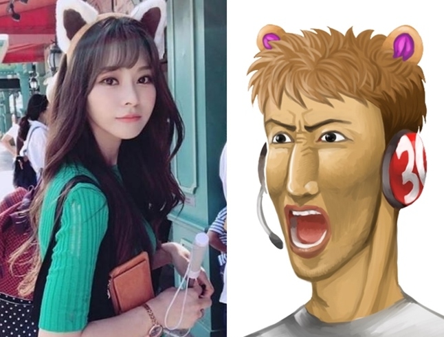 우왁굳과 와이프 김수현 아나운서