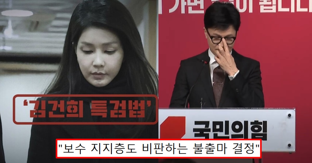 한동훈 국민의힘 비대위원장 취임 보수 지지층 반응