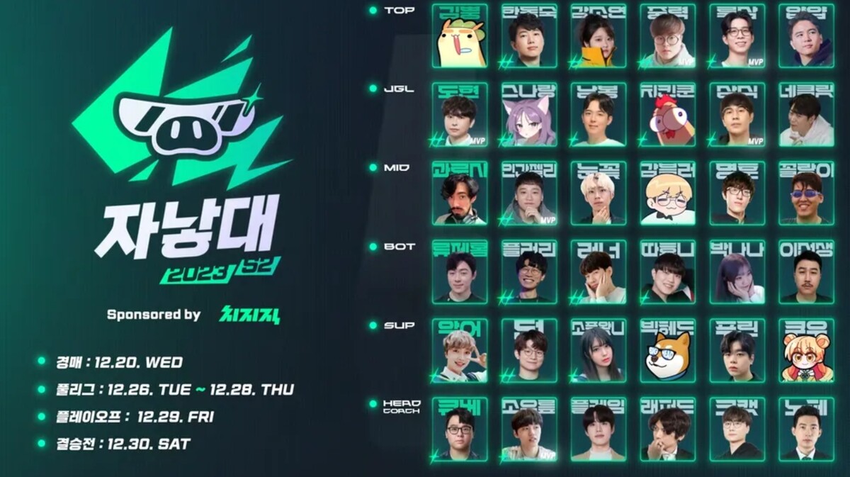 자낳대 시즌2 참가팀