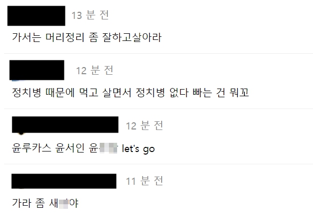 윤루카스 일본 이민 보수 커뮤니티 반응