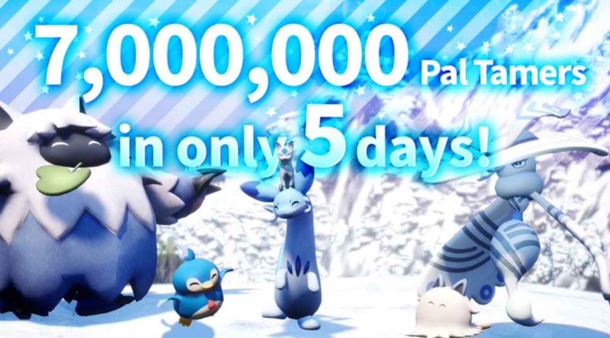 팔월드 출시일 5일 만에 판매량 700만장 돌파