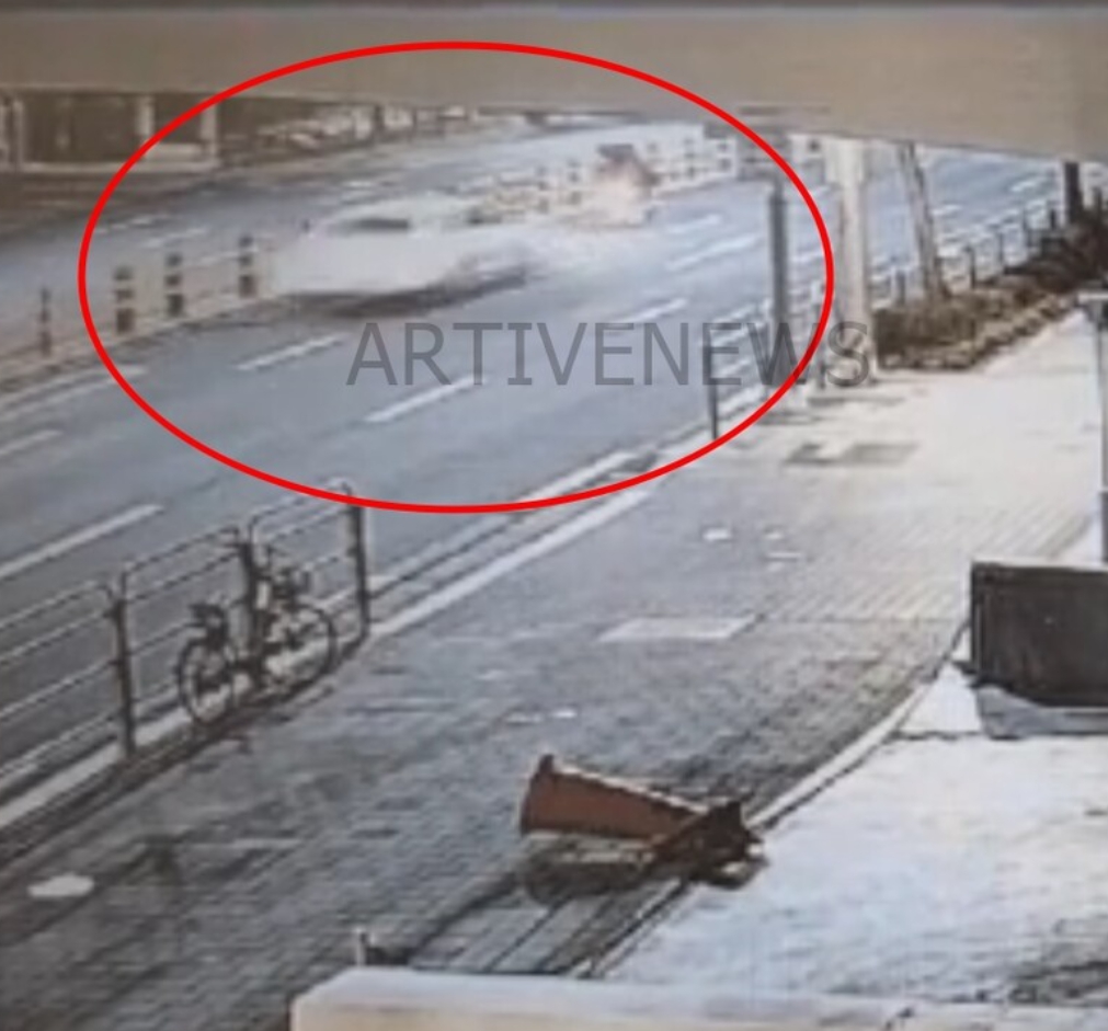 강남 벤츠 음주운전 사고 CCTV