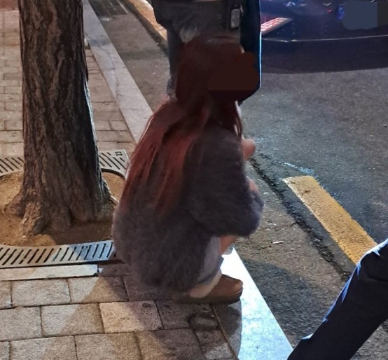 강남 언주역 음주운전 벤츠녀 사진