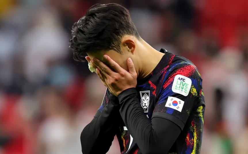 손흥민 아시안컵 탈락 후 모습