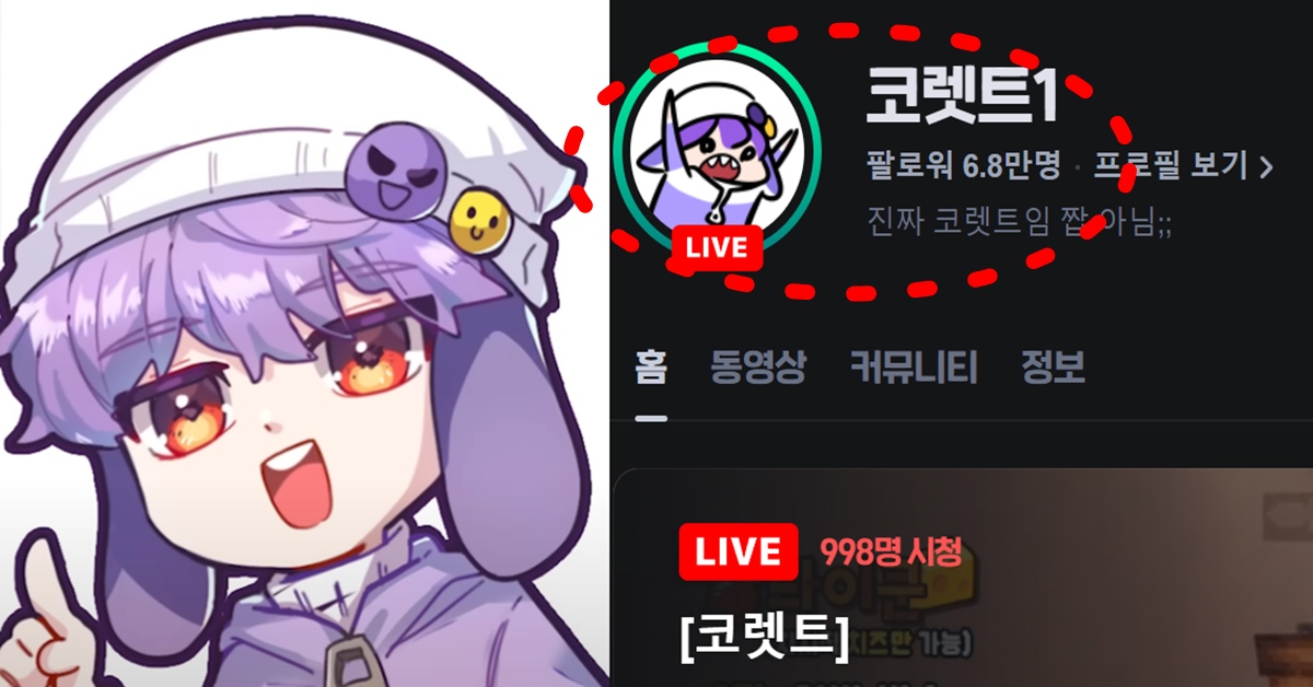 트위치 치지직 스트리머 코렛트 실물 얼굴 본 사람들 반응