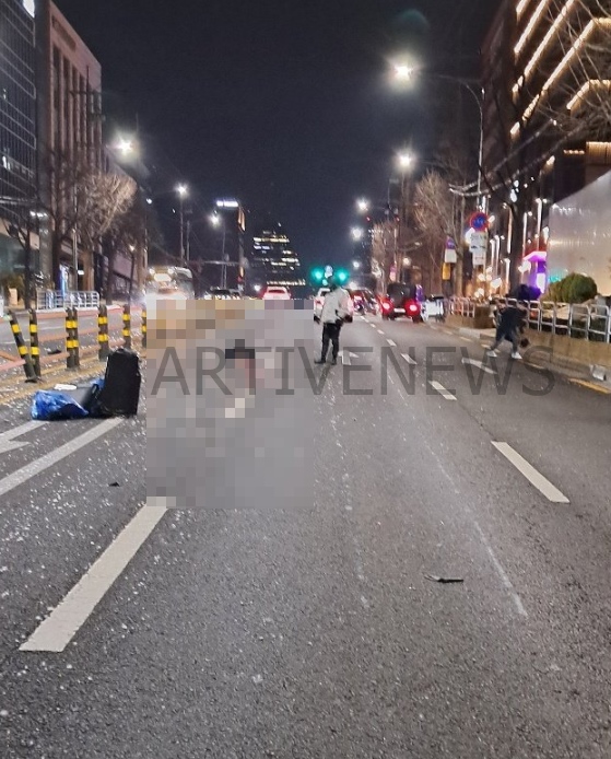 서울 강남 벤츠 음주운전 50대 배달원 사망 사고